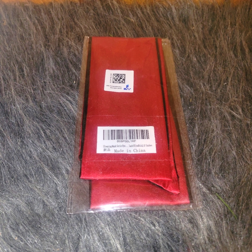 Satin eye mask /blindfold 57 inches